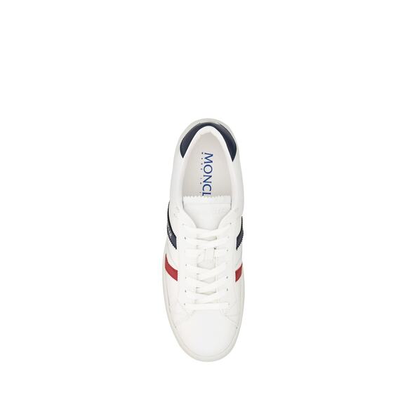 Moncler White Monaco M Low Top Sneakers EU42 US9 White NWT - Picture 2 of 4